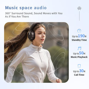 Auriculares H2 Gaming ANC con Cancelación de Ruido, Auriculares Inalámbricos con Gancho para la Oreja, Audio de Alta Fidelidad, Chipset JL - Product Image 2