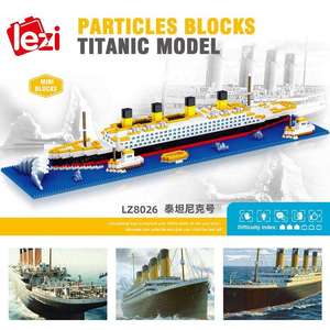 Set Costruzioni <span class=keywords><strong>Titanic</strong></span> 2338 Pezzi – Micro Modellino Nave Puzzle 3D, Decorazione Casa Ingrosso - Product Image 3