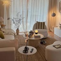 Fauteuil pivotant moderne nordique, style de détente inclinable individuel pour salon de villa, en tissu, pour célébrités