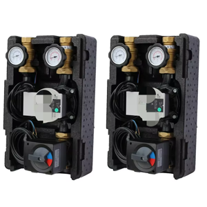 <strong>2</strong> Pcs Heating Circuit Pump Group With <strong>3</strong> Way Mixer Heating Circuit Set Pump Station - Product Image 1