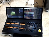 Console DMX pour éclairages de scène, idéale pour spectacles, événements et boîtes de nuit