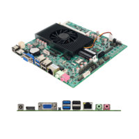 Carte mère Mini ITX intégrée Limyee, Intel I5 3317U, DDR3, LAN simple, LVDS, WIFI, GPIO, refroidissement actif, carte mère de contrôle industriel