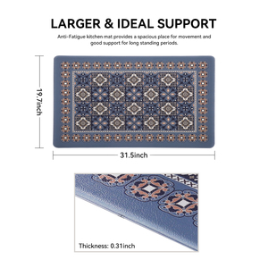 Pas de <span class=keywords><strong>tarif</strong></span> 3D Anti Fatigue tapis de cuisine mousse antidérapante lavable Rectangle Vintage nouveauté tapis tapis de coureur <span class=keywords><strong>pour</strong></span> sols de cuisine - Product Image 6