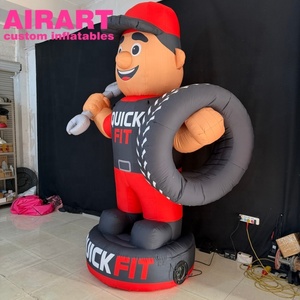 <span class=keywords><strong>Pneu</strong></span> gonflable décoratif d'extérieur, garçon de dessin animé - Product Image 4