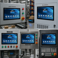 Écran industriel intégré, écran tactile, écran LCD haute définition, surveillance par ordinateur, écran de 7 pouces