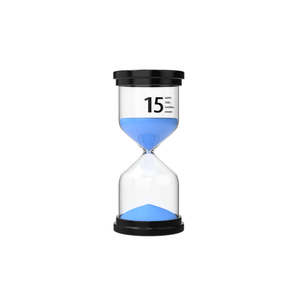 Reloj de Arena Moderno Vintage Hecho a Mano, Ecológico, Temporizador de 1/3/5/10/15 <span class=keywords><strong>Minutos</strong></span>, Cilíndrico de Vidrio Duradero y Ligero, NUEVO - Product Image 2