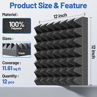 Éponge filtrante en mousse de charbon actif à haute densité en graphène, porosité Eif, 30 Ppi, filtre pour aquarium, 40 mm, ferme hydroponique