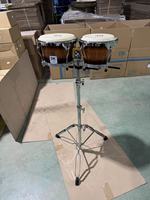 Latin Music Instruments Percussion Aspire Jamjuree Wood Bongos Drum