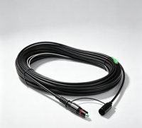 Kabel Patch Fiber Optik Tahan Air Opti-Tap SC/APC G657A2 LSZH Simplex IP68 OD:3.0mm/5.0mm Panjang Sesuai Pesanan, Kompatibel FTTH