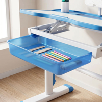 Table d'apprentissage moderne et minimaliste en PVC pour enfants, ensemble chaise et bureau d'écriture pour élèves du primaire avec fonction de réglage en hauteur