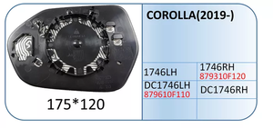 Auto Car Side <strong>Mirror</strong> <strong>Glass</strong> <strong>Replacement</strong> for TOYOTA COROLLA(1997-2002) YARIS ASIAN VERSION(Before 2006) - Product Image 4