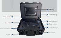 Robot de nettoyage intelligent des conduits HVAC RJ-BOT Q38 avec caméra d'inspection en temps réel