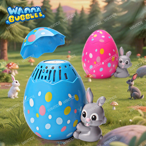 WANNA BUBBLES Jouet Souffleur de <span class=keywords><strong>Bulles</strong></span> Automatique Électrique Lapin, Œuf de Pâques avec Lumières, en Plastique PC pour Enfants - Product Image 3