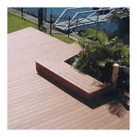 Surface rainurée antidérapante WPC Decking Sécurité maximale pour les familles avec enfants et les personnes âgées