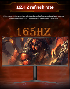 จอคอมพิวเตอร์สำหรับเล่นเกมขนาด 34 นิ้ว 165hz 180Hz จอโค้ง LED สำหรับเดสก์ท็อป ขายส่งจากโรงงาน - Product Image 4