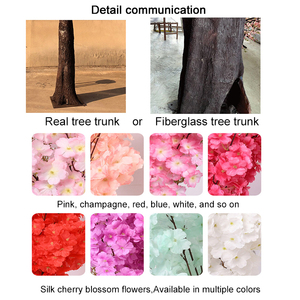 Arbre artificiel extra large de cerisier en fleurs, fausse plante de Sakura, écologique, haute qualité, taille personnalisable, pour fêtes, aménagement paysager <span class=keywords><strong>et</strong></span> <span class=keywords><strong>jardin</strong></span> - Product Image 5