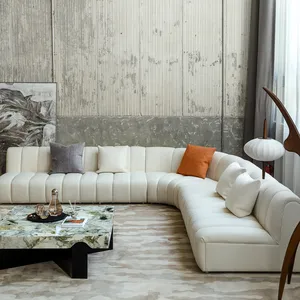 Set Sofa furnitur di ruang tamu, sofa desain Nordik furnitur bagian