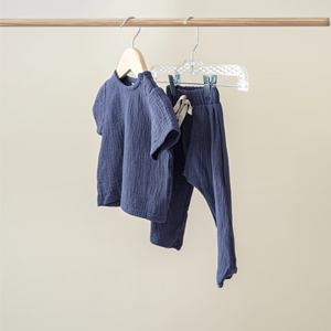 100% t-Shirt da bambino <span class=keywords><strong>in</strong></span> <span class=keywords><strong>mussola</strong></span> <span class=keywords><strong>di</strong></span> <span class=keywords><strong>cotone</strong></span> a doppia garza t-Shirt da bambina <span class=keywords><strong>vestiti</strong></span> per bambini - Product Image 6