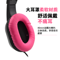 Casque filaire supra-auriculaire ajustable et extensible avec grandes oreillettes souples, suppression du bruit, étanche IPX-7 pour PC/ordinateur portable, jeux et bureau