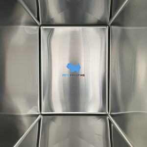 Profesyonel Tasarım Paslanmaz Çelik 304 Köpek Kulübesi Büyük Köpek Kafesi Banka Tipi Evcil Hayvan Köpek Kafesleri Modüler Sandıklar Evcil Hayvan Kafesi - Product Image 5