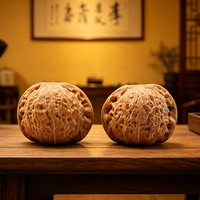 Paire de noyaux de noix chinois Wenwan, naturels, pour exercices manuels, ornement de bureau, objet de collection