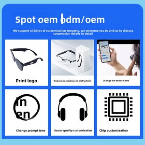 Lunettes de soleil stéréo intelligentes sans fil à IA multilingues (145 langues) pour le sport et le cyclisme, polarisées, avec Bluetooth <span class=keywords><strong>W9</strong></span> - Product Image 3