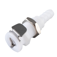 Coupez le connecteur/couplage à déconnexion rapide pour tube en PVC souple ou tube en TPU pour transférer l'eau/l'air