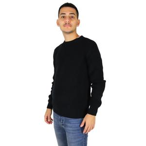 Nmf48008ma maglione Vintage a maniche lunghe nero lavorato a maglia Jacquard per l'autunno inverno ODM fornitura calda ed elegante stampa Anime - Product Image 2