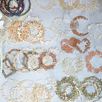Lot de 10 papiers décoratifs vintage en dentelle – Collection Lacy Love Music pour scrapbooking, bullet journal, projets DIY et cartes