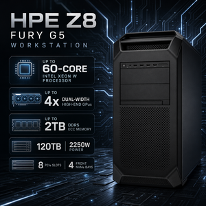 Z8 Fury G5 Tower Workstation Xeon W DDR5 PCIe 5.0 AI Engineering Rendering Custom Config