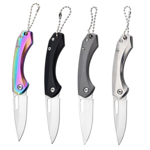 มีดพับเหล็กกล้าไร้ล็อค สแตนเลสสตีล ปรับแต่งได้ตามต้องการ OEM มีดพับอเนกประสงค์ EDC สำหรับเอาตัวรอดกลางแจ้ง - Product Image 1