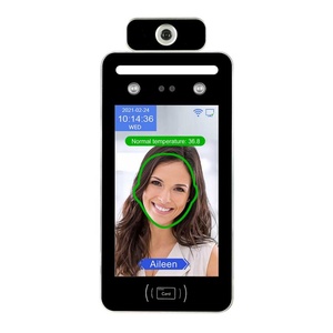 Dispositivo de Control de Asistencia con Reconocimiento Facial, Medición de Temperatura, Palma de la Mano, Visión Nocturna, Alta Seguridad, WIFI - Product Image 1
