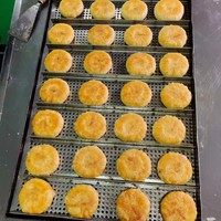 Mesin Penggiling Adonan Tiga Rol, Lini Produksi Kue Lumpia & Roti Renyah Bulat Otomatis Penuh untuk Toko Roti Besar
