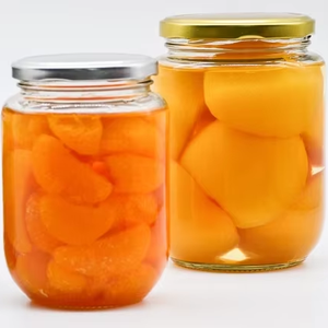 Tùy Chỉnh Glass Chai Tròn Rỗng 8Oz 16Oz Thủy Tinh Thực Phẩm Lưu Trữ Lọ Thủy Tinh Mật Ong Mứt Dưa Jar Mật Ong Chai Mason Jar Với Nắp Đậy - Product Image 1