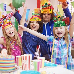 Sombrero de cumpleaños plegable ajustable para niños para fiestas temáticas y decoraciones de aula para la graduación de Ramadán y el Día de San Valentín - Product Image 4