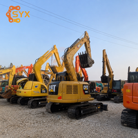 Точный гидравлический контроль, ковш 0,31 м, 8-тонный экскаватор CAT 308E б/у для сельского водного хозяйства