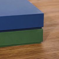 Coffret Cadeau de Luxe Personnalisé A5 A6 avec Carnet en Cuir PU à Couverture Rigide et Reliure Thermique et Cousue