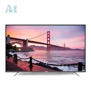 AImenpad 85/86 Zoll intelligentes WLAN Android 4K UHD LED LCD Fernseher brandneues gehärtetes Glas Design anpassbare Größe mit Metallrahmen