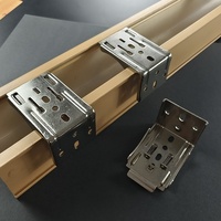 Accessoires de support de rideau à persiennes en bois, boucle de fixation interne en fer pour volet roulant, modèle B-1001, moderne et simple