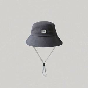 Wholesale Unisex Summer Sun <b>Hat</b> Fishermmen's Cap Custom Logo Bucket <b>Hats</b> with String - Product Image 4
