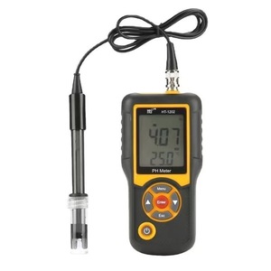 Pengukur <span class=keywords><strong>PH</strong></span> kualitas air Digital dengan baterai Lithium akurasi 0,05ph bahan ABS ODM kustomisasi garansi 1 tahun - Product Image 1