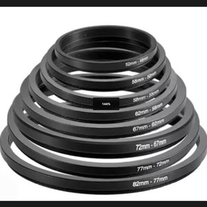 Adaptateurs d'objectif 82-77-72-67-62-58-55-52-49mm, ensemble d'anneaux de réduction de filtre pour accessoires d'objectif d'appareil photo - Product Image 4