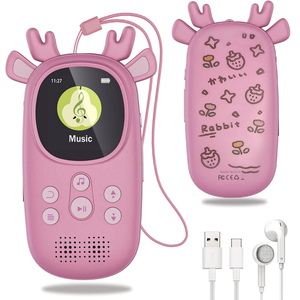 Nhà Máy Trực Tiếp Mini Kỹ Thuật Số Trẻ Em Của MP3 Âm Nhạc Máy Nghe Nhạc Cho 5.3 FM Đài Phát Thanh Ghi Âm Giọng Nói E-Book Tính năng Ape/WAV <span class=keywords><strong>TF</strong></span> Thẻ - Product Image 1