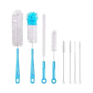 Long Handle <b>Cleaning</b> <b>Brushes</b> 4 Pack of Nylon Bristle Bottle and Cup <b>Brushes</b> Baby Bottle Glass and Tube <b>Brushes</b> - Product Image 6