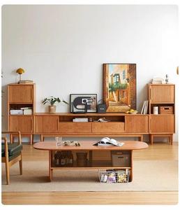 <span class=keywords><strong>Mueble</strong></span> de Entretenimiento Estilo Rústico para Sala de Estar, Gabinete de Almacenamiento con Cajones de Madera, Aparador, Consola Multimedia para Televisión, Soporte para TV - Product Image 1