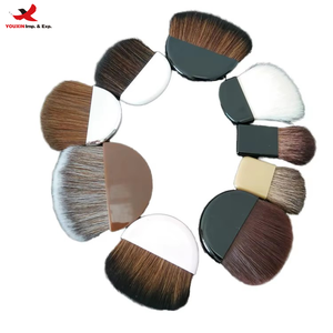 Mini Brocha con Cerdas de Nailon para Crema Facial, Polvo y Maquillaje, Tamaño de Viaje, Brocha Multifuncional para Polvo GZ RTS, Pedido Mixto al por Mayor - Product Image 1