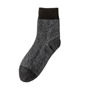 Men's Wool Socks 55% Wool Thermo Warm Mid-Calf Autumn Winter Long Socks Color Blocking Design - Product Image 5