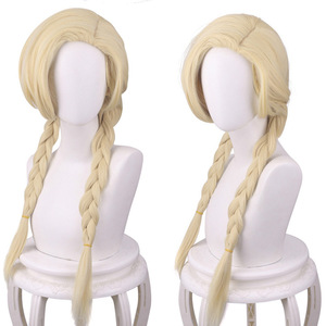 Perruque de cosplay Ainizi 60 cm, tresses blondes, personnage de Haitani Ran, inspirée de Tokyo Revengers - Product Image 1
