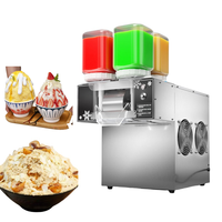 Machine à glace en flocons 4 saveurs, 120 kg/jour, machine à Bingsu coréen 220V/110V, machine à glace comestible pour usage commercial