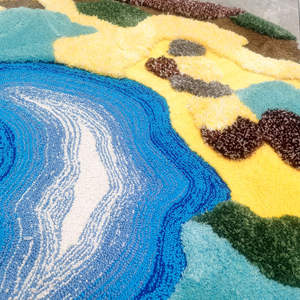 Tapis de luxe en forme de bricolage Tapis de pied touffeté doux Design de dessin animé personnalisé Tapis <span class=keywords><strong>Pok</strong></span>émon à touffeter en fil fait à la main pour la décoration intérieure - Product Image 5